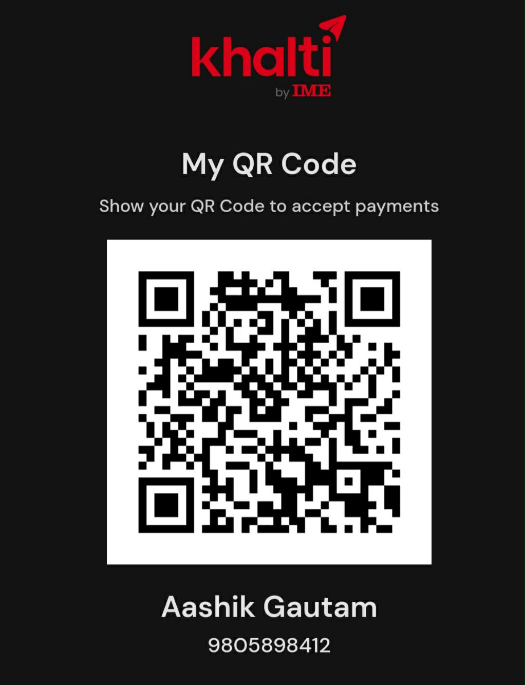 Khalti QR Scan